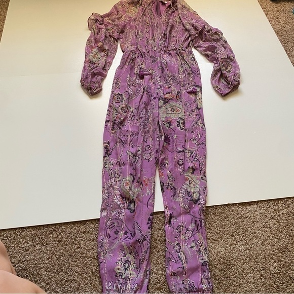 Hemant & Nandita mavi long sleeve Jumpsuit in orchid size XS - Picture 8 of 14